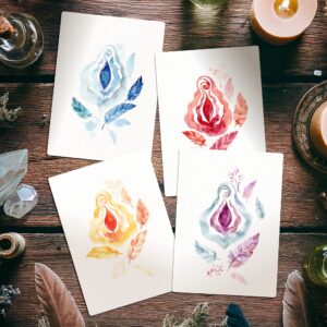 Postkartenset ~ VULVAFEDER